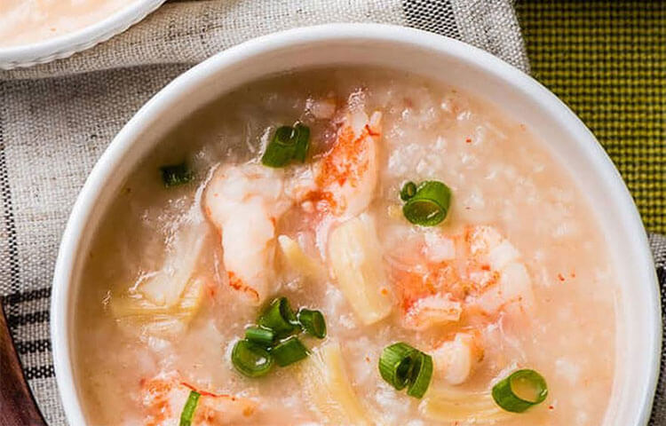 Nhấn vào ảnh để phóng to Cháo hải sản, món giải nhiệt mùa hè cho bé