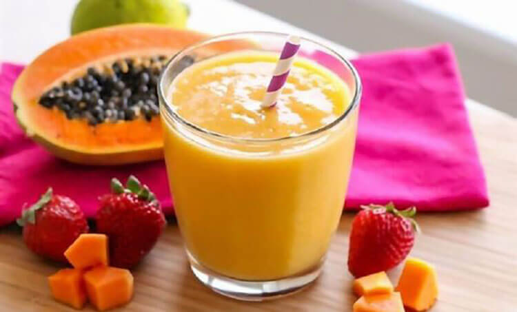 Món ăn giải nhiệt mùa hè cho bé với đu đủ