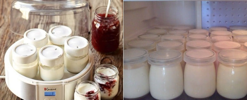 Sữa chua nên bảo quản trong ngăn mát tủ lạnh