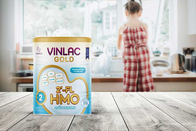 Vinlac Gold có bổ sung HMO trong công thức giúp trẻ phát triển toàn diện