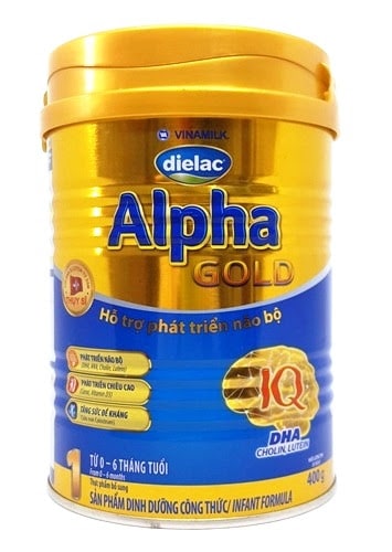 Alpha Gold cũng thuộc Vinamilk nổi tiếng với nhiều dòng sữa khác nhau