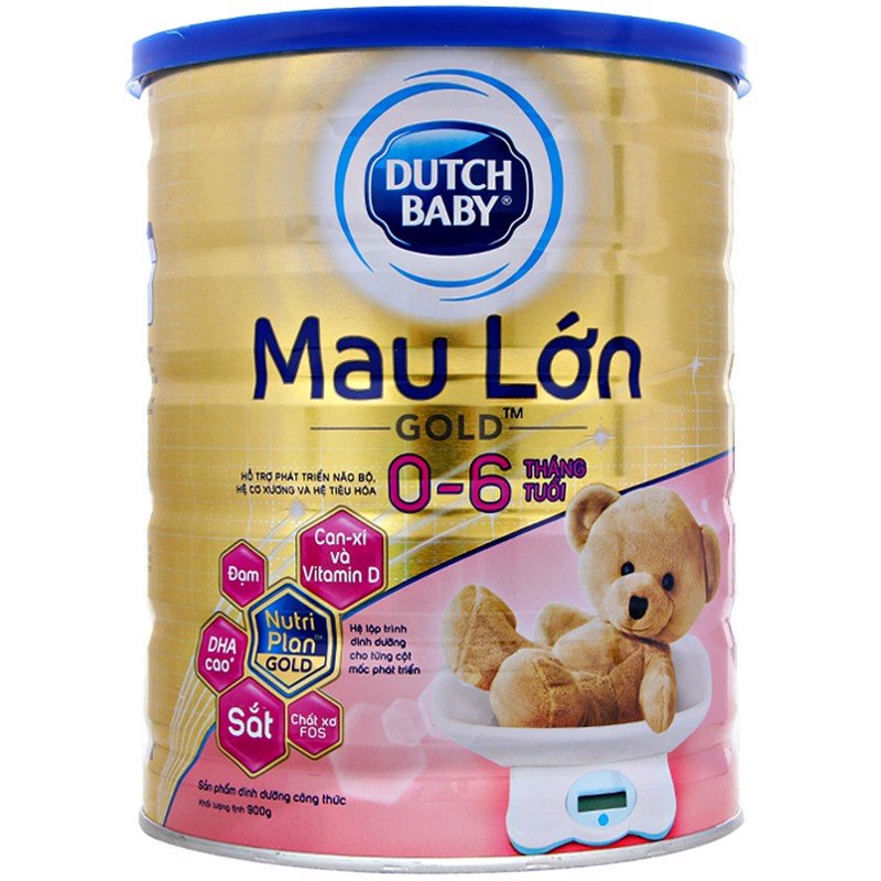 Sữa bột của hãng cô gái Hà Lan với tên gọi theo đúng tác dụng "Mau Lớn" của nó