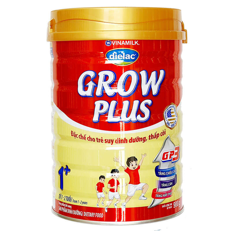 Sữa Dielac Grow Plus 1+ dành cho trẻ từ 1 - 2 tuổi